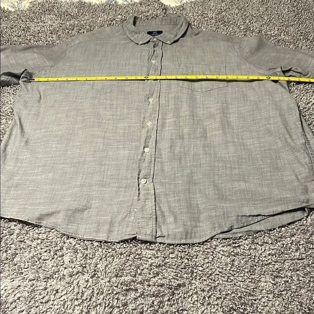 George Men's Gray Button Down Shirt